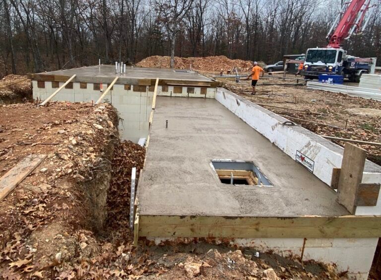 concrete foundation for icf homes in Branson MO | Suppliers and Installers