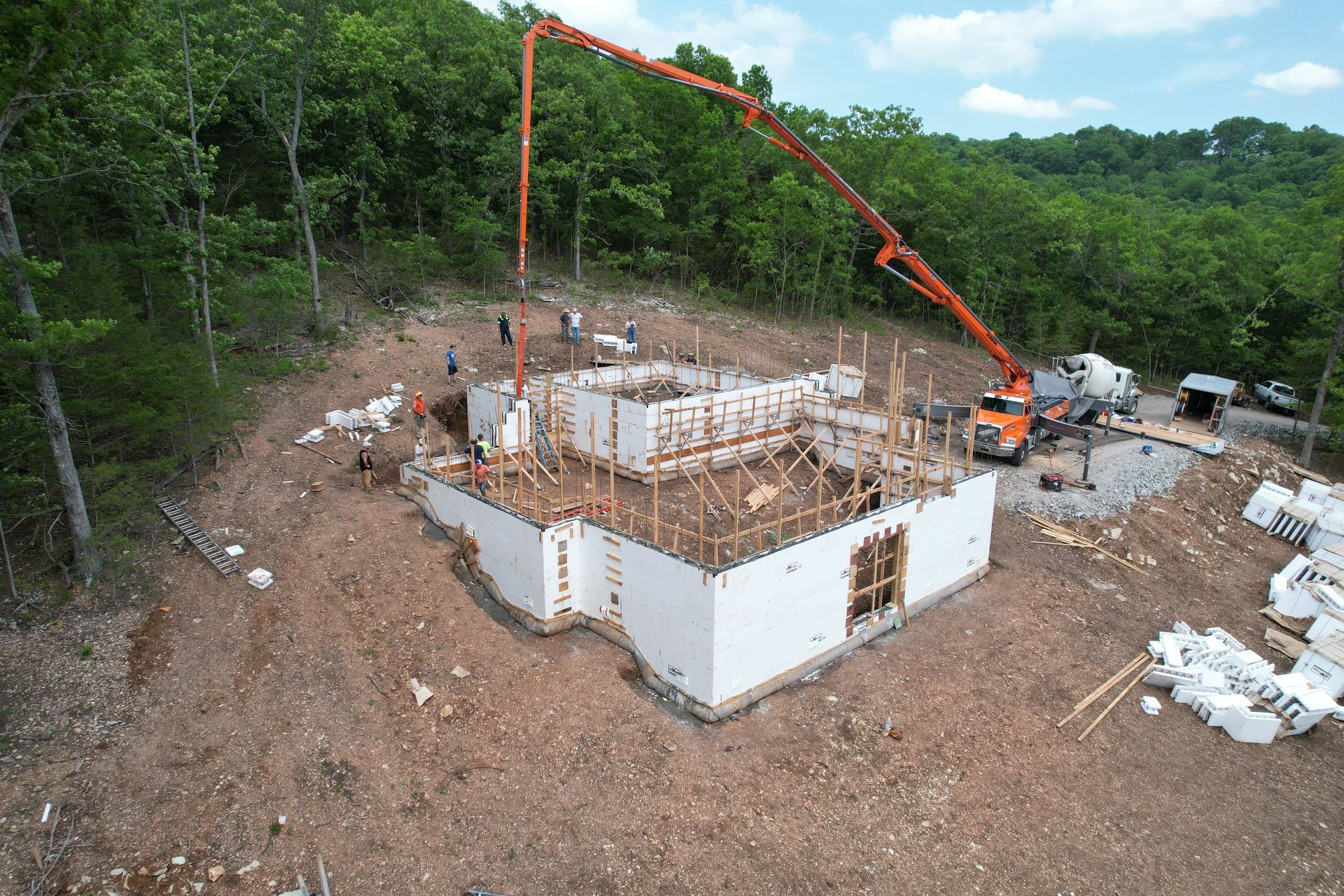 Basement home built with insulated concrete forms in the Ozarks | Southwest Missouri