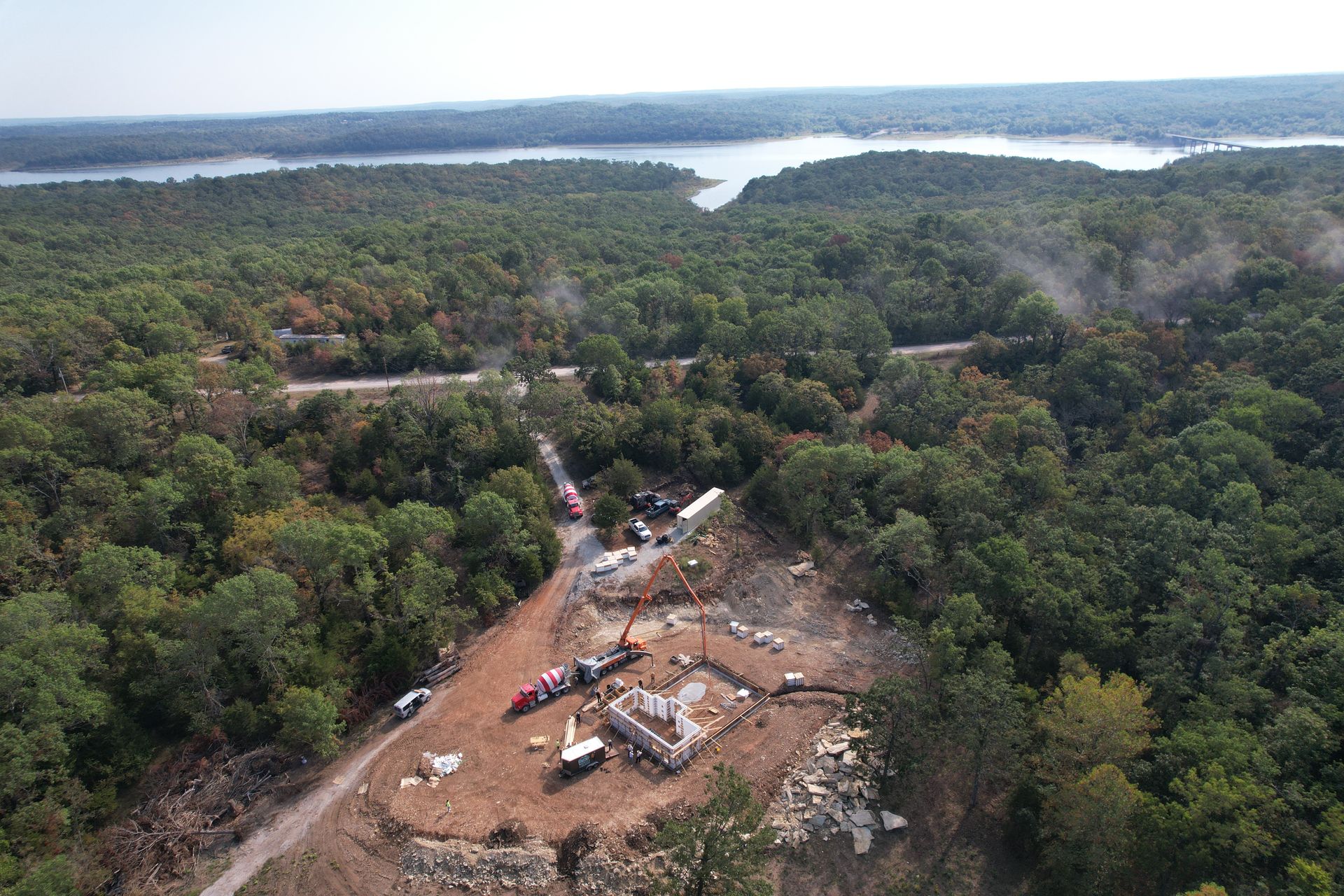 ICF apartment with attached shop and garage in the Ozarks | Lowry City, MO