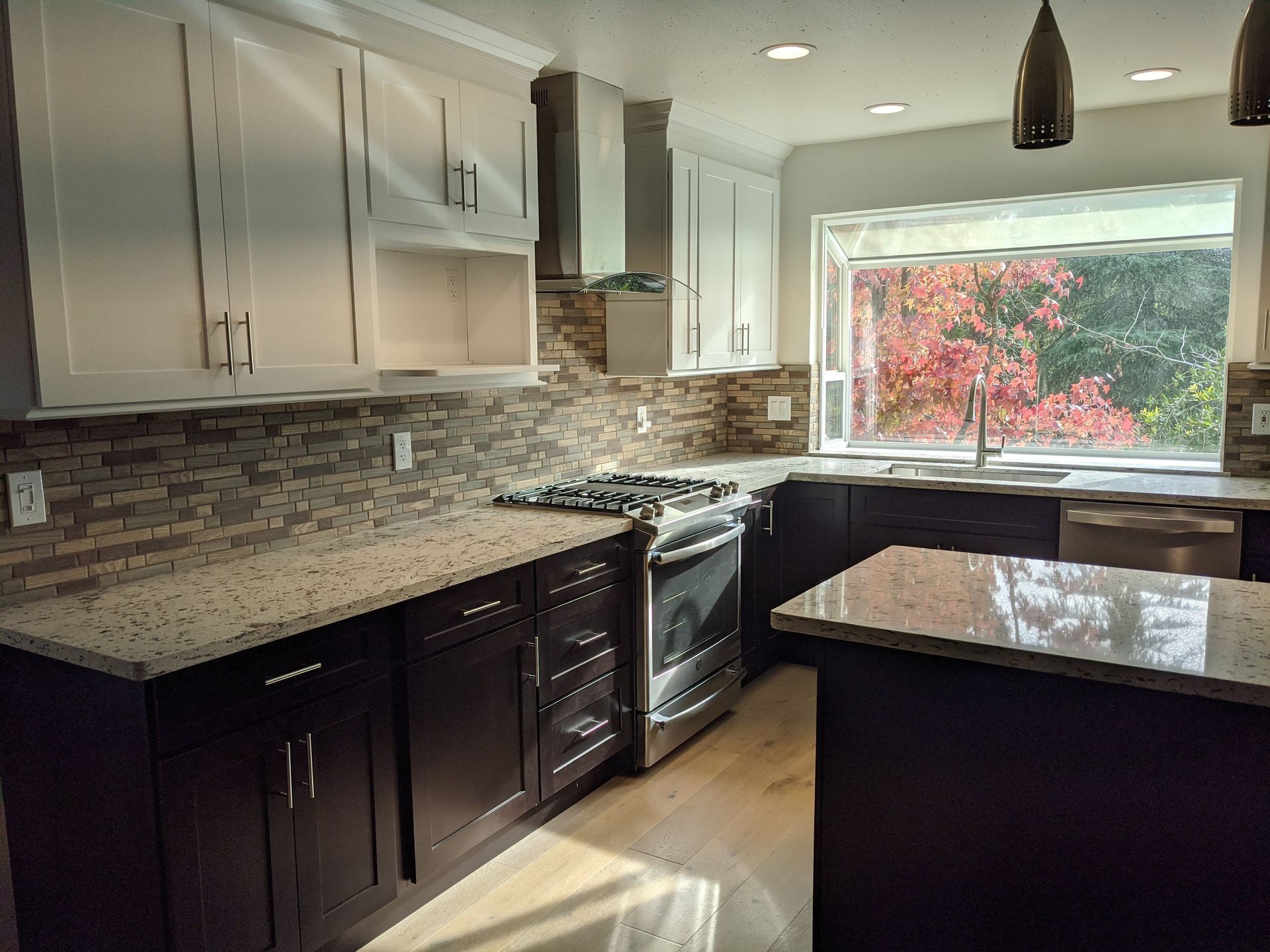 Two Tone Transitional Kitchen Remodel by D&M Kitchen and Bath Supply Inc. project photo 2