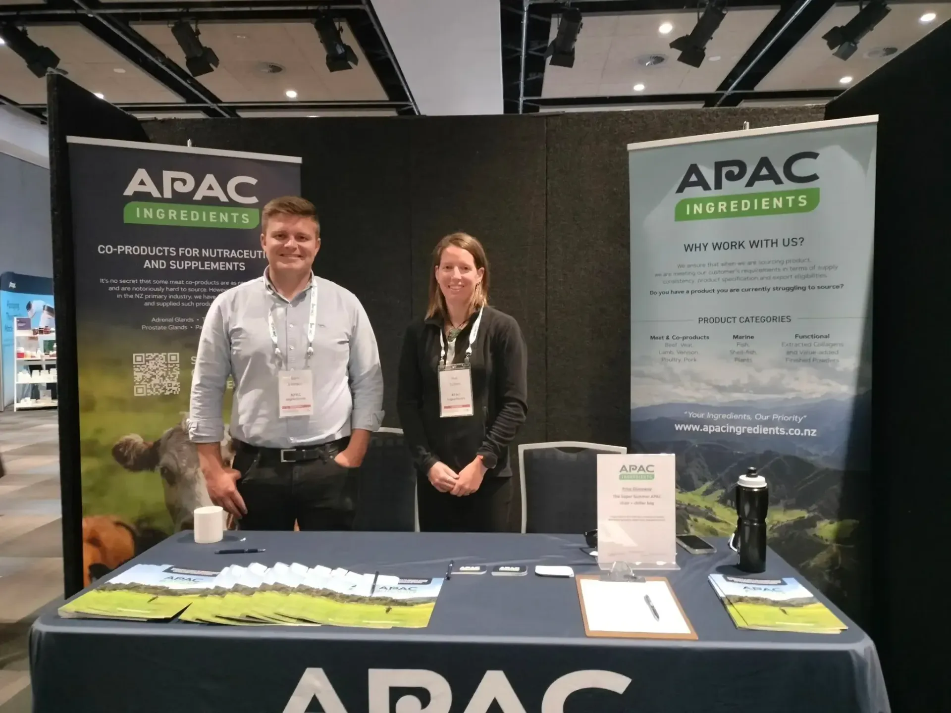 The APAC Team at the Natural Health Products NZ show 2024