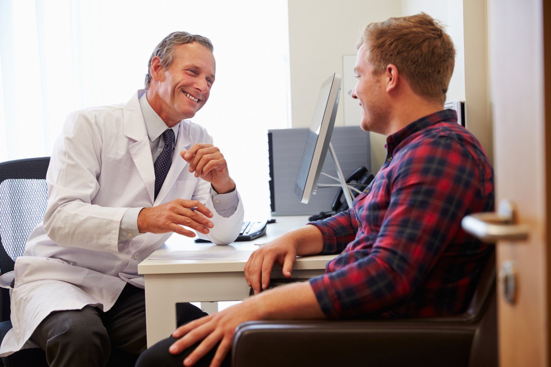 Doctor and Adult Male Patient — Brisbane, QLD — Sunshine Circumcision Centre