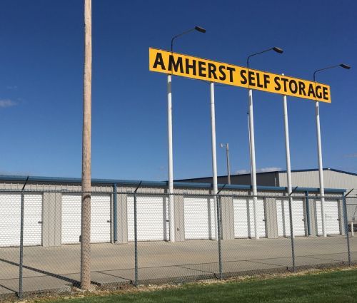 Amherst Self Storage arial view of faclity