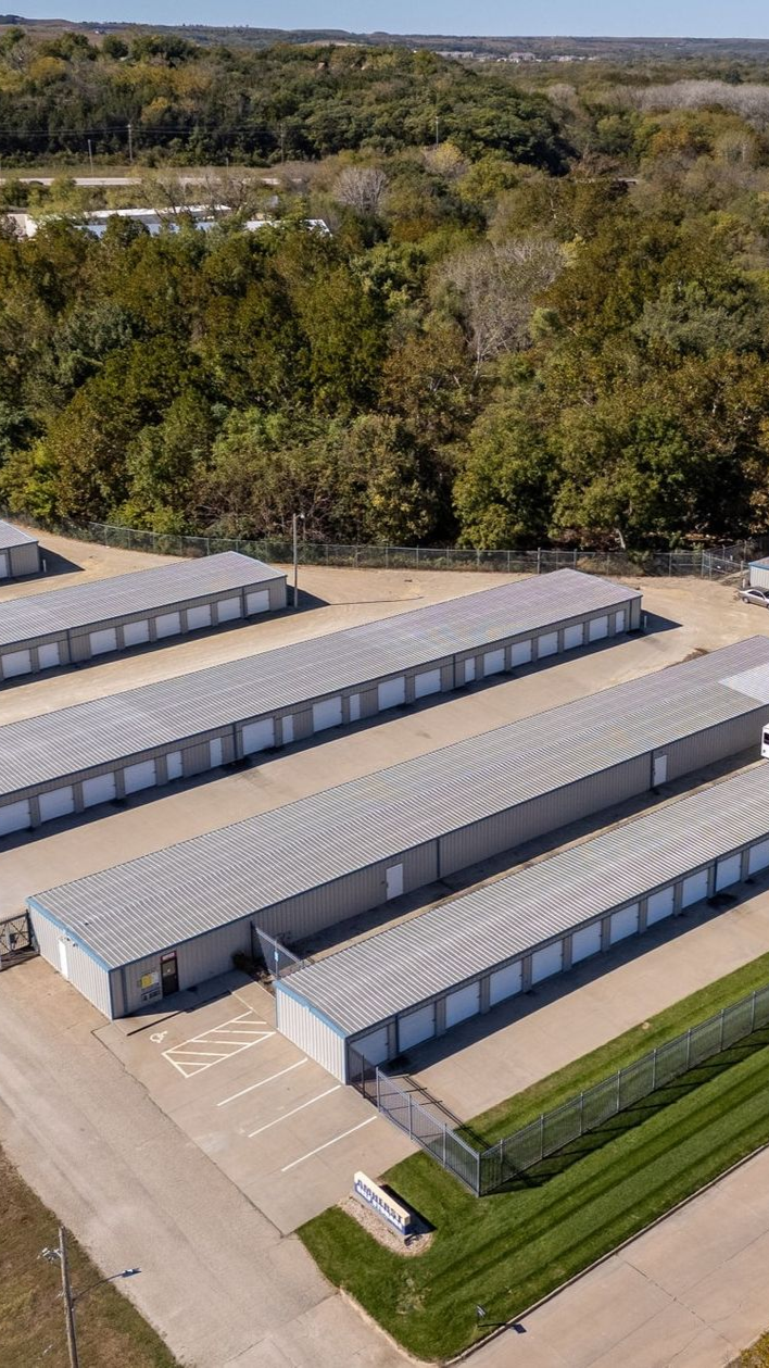 Amherst Self Storage arial view of faclity