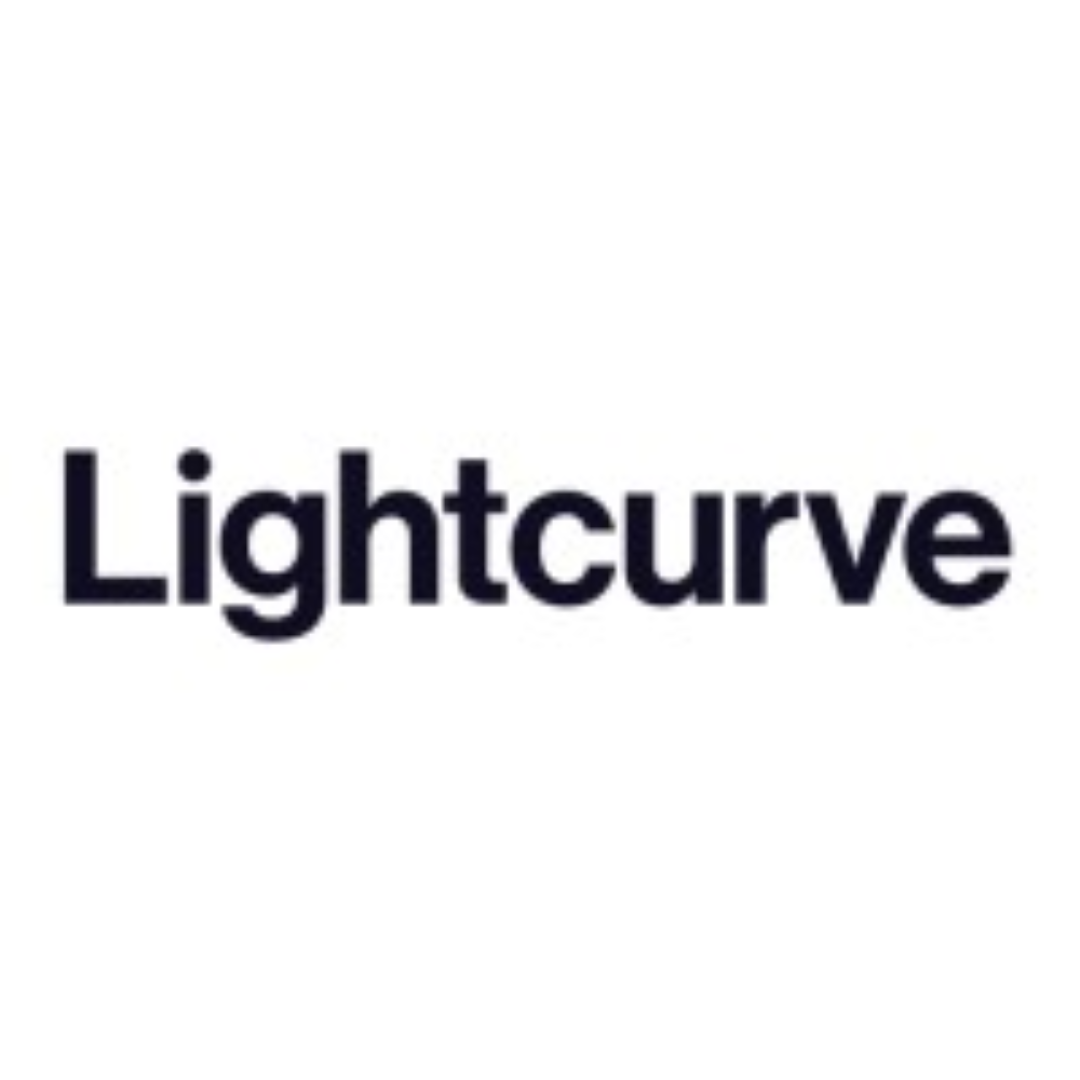 Lightcurve logo in black text on a white background