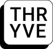 Black-and-white THRIVE logo in a rounded square icon