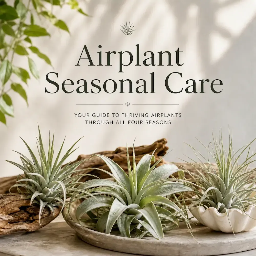  
Airplant displayed in soft natural light with neutral background, used as a hero image for a Loui