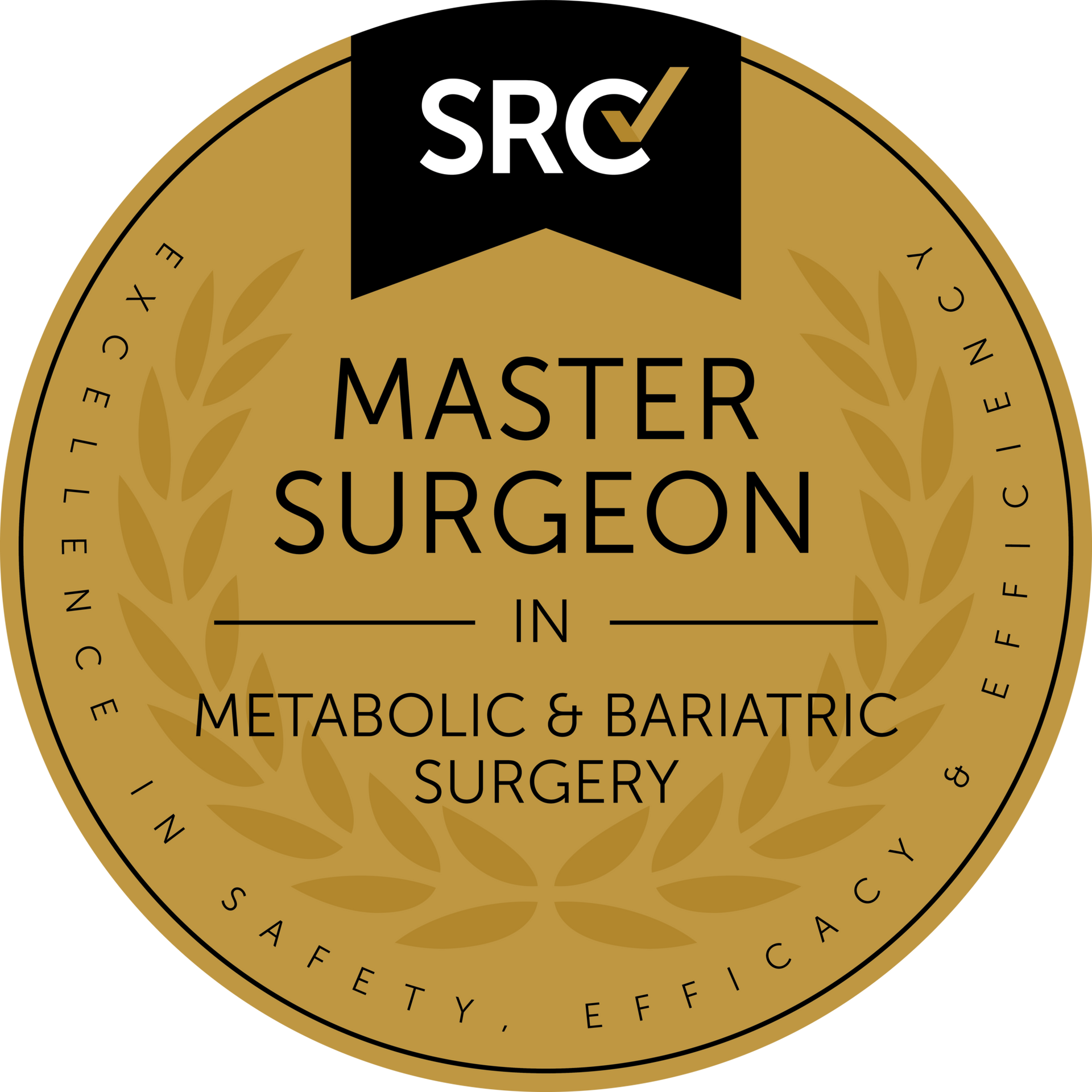 A master surgeon in metabolic and bariatric surgery badge
