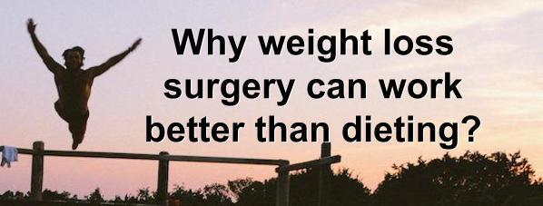 Why weight loss surgery can work better than dieting ?