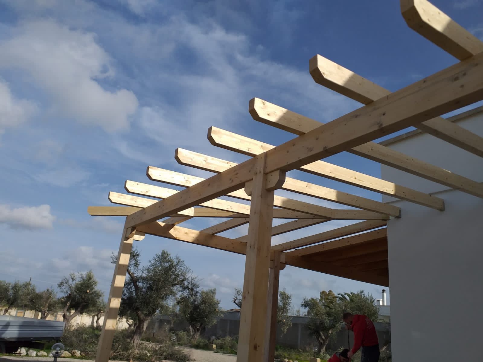 pergolato in legno