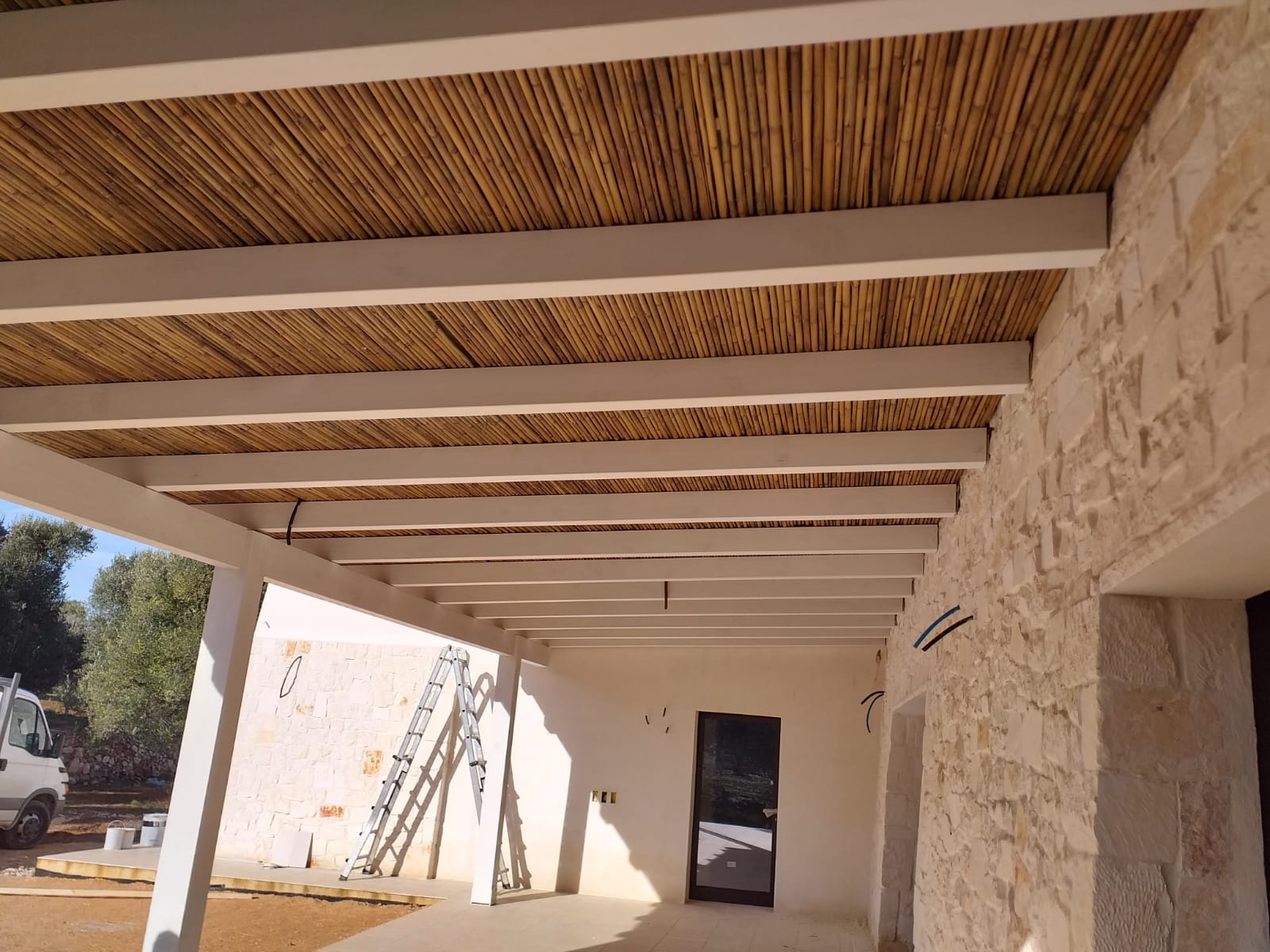 tetto in legno lamellare