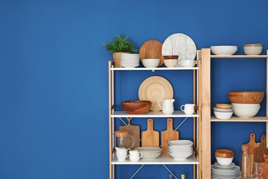Blue Wallpaint