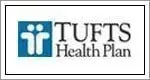 Tufts Health Plan logo with blue icon and black text