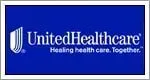 UnitedHealthcare logo on a blue background with white text and emblem