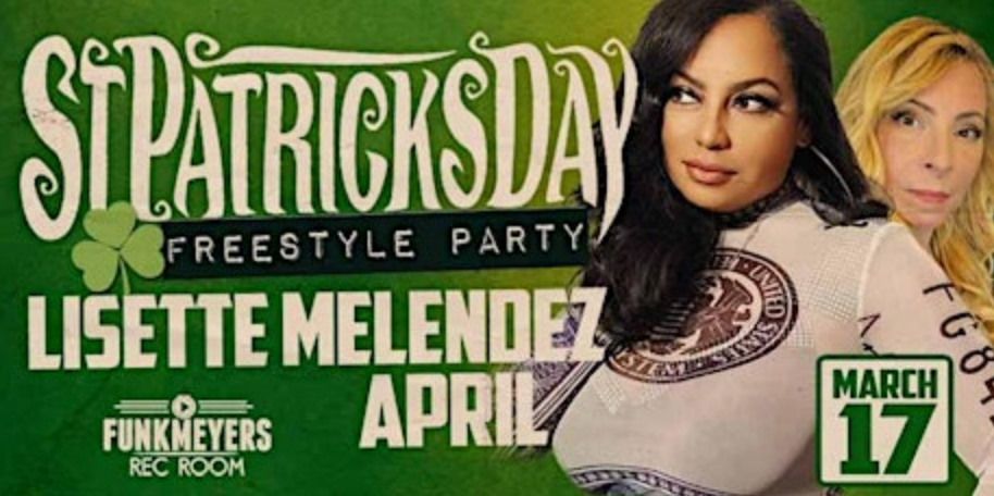 A poster for a st. patrick 's day freestyle party