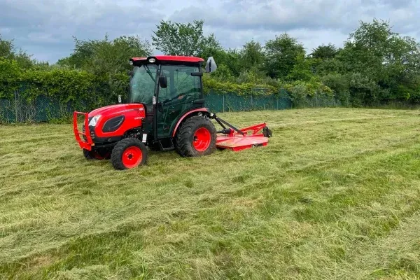 Brush hogging and field mowing in Spring Grove PA clearing overgrown fields and thick vegetation for land maintenance