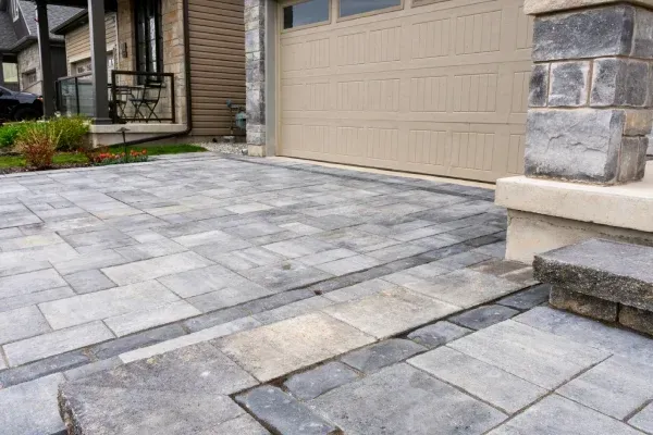 Custom driveway design in Spring Grove PA enhancing homes with tailored and attractive entryways