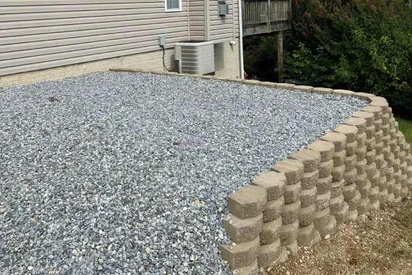 Hardscaping services in Westminster MD building patios walkways retaining walls and durable outdoor living structures