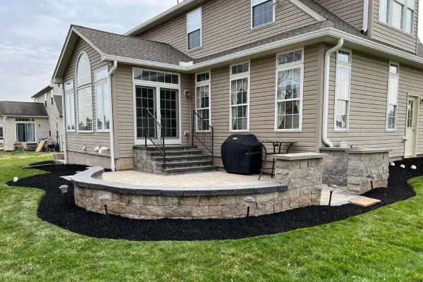 Patio installation services in Spring Grove PA creating durable and attractive outdoor living spaces for residential properties