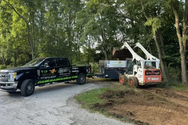 Property brush clearing in Spring Grove PA eliminating overgrowth and improving land usability for residential projects