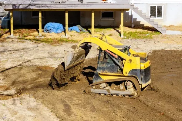 Property grading solutions in Spring Grove PA ensuring proper slope and long term landscape stability and drainage