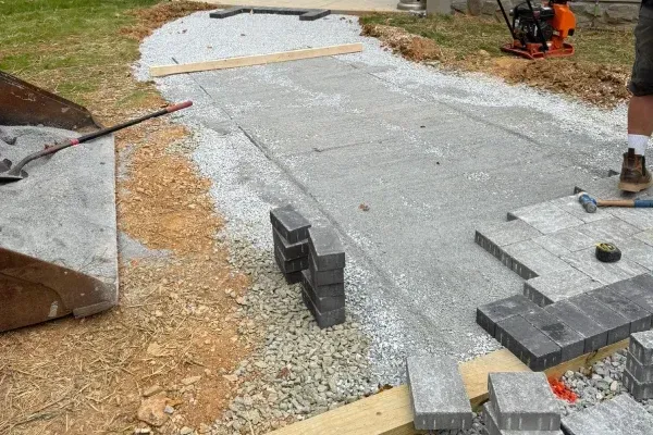 Stone garden walkways in Spring Grove PA adding natural beauty and structure to residential landscape designs