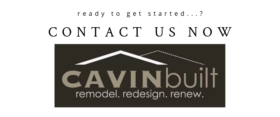 Cavinbuilt logo: a house roofline above the company name and the tagline