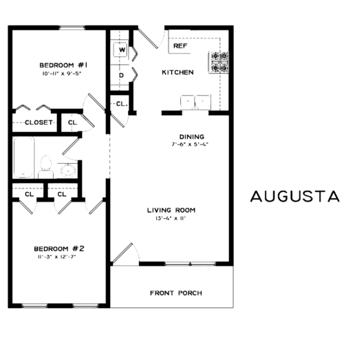 Floor plan labeled