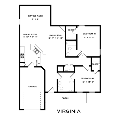 Floor plan labeled