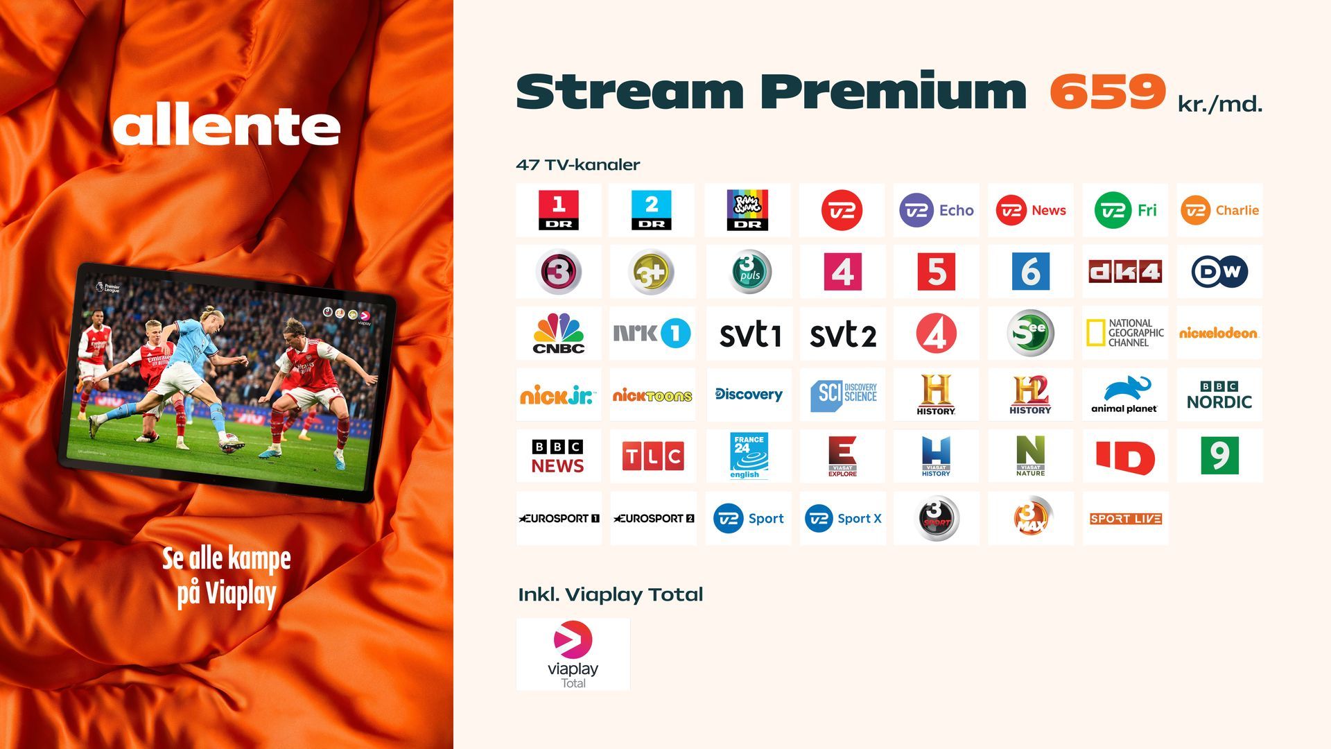 Allente premium tv pakke