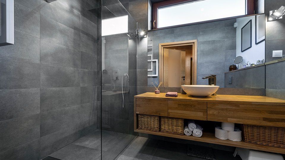 Bathroom With Glass Shower Room Bathroom With Glass Shower Room