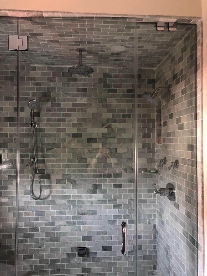 Clean Glass Shower Room — Paterson, NJ — AAA Metal & Glass Inc