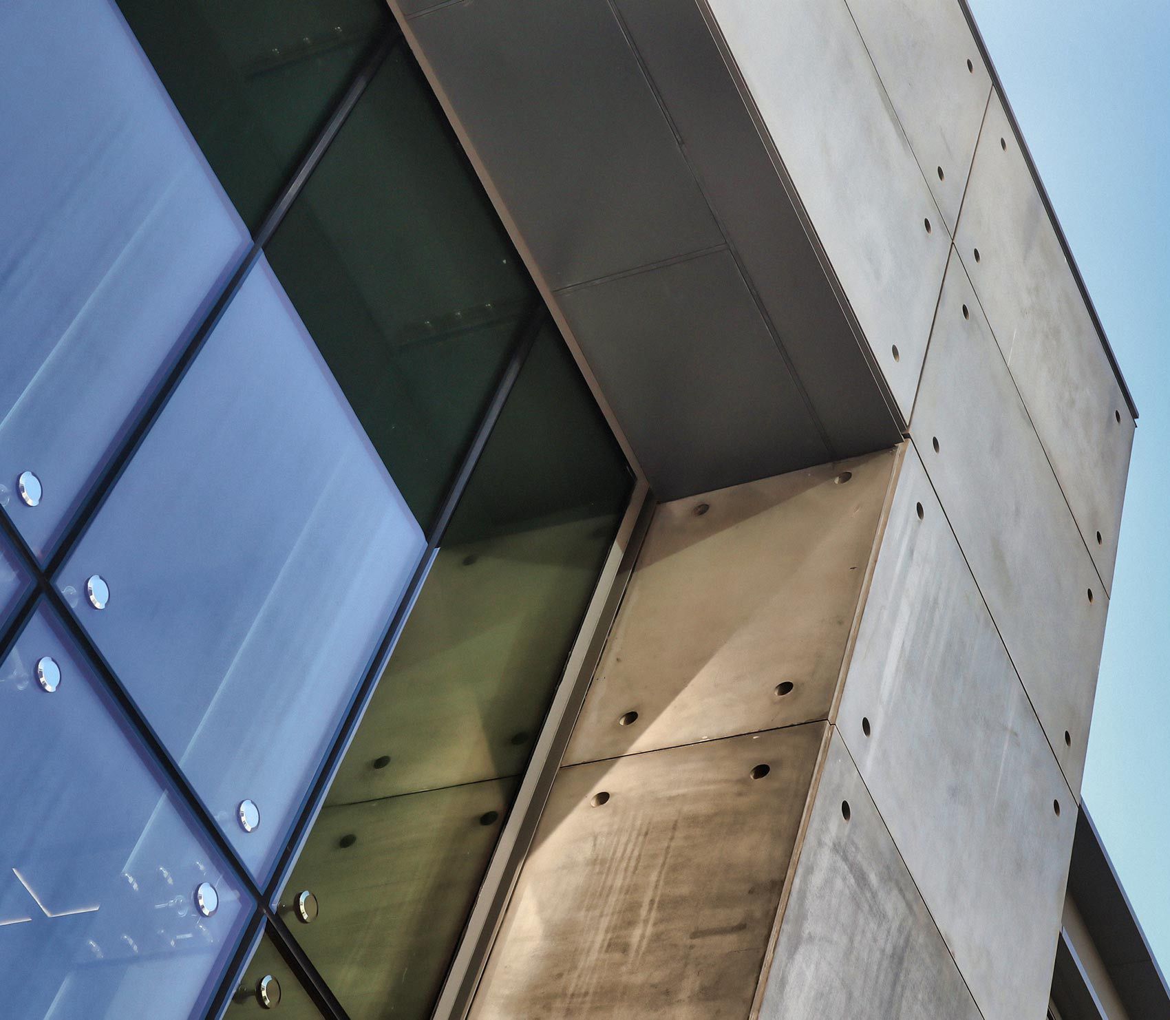 Generic modern minimal view of a glass business tower. Generic modern minimal view of a glass business tower.