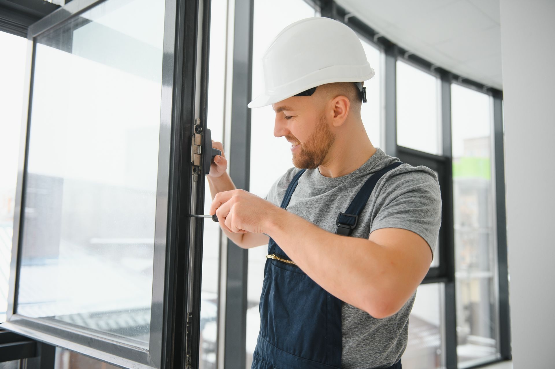 Professional master at repair and installation of commercial windows.