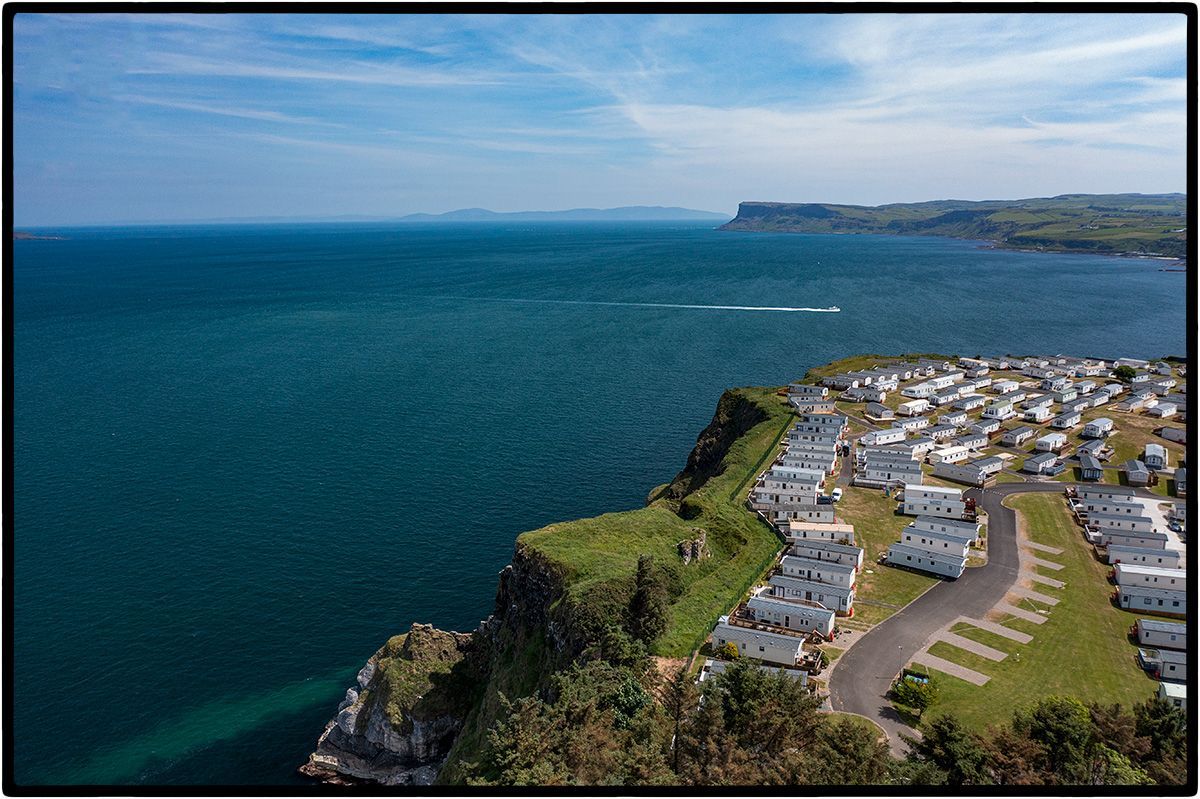 Dunaneeny Castle at Ballycastle, a photo taken by Art Ward