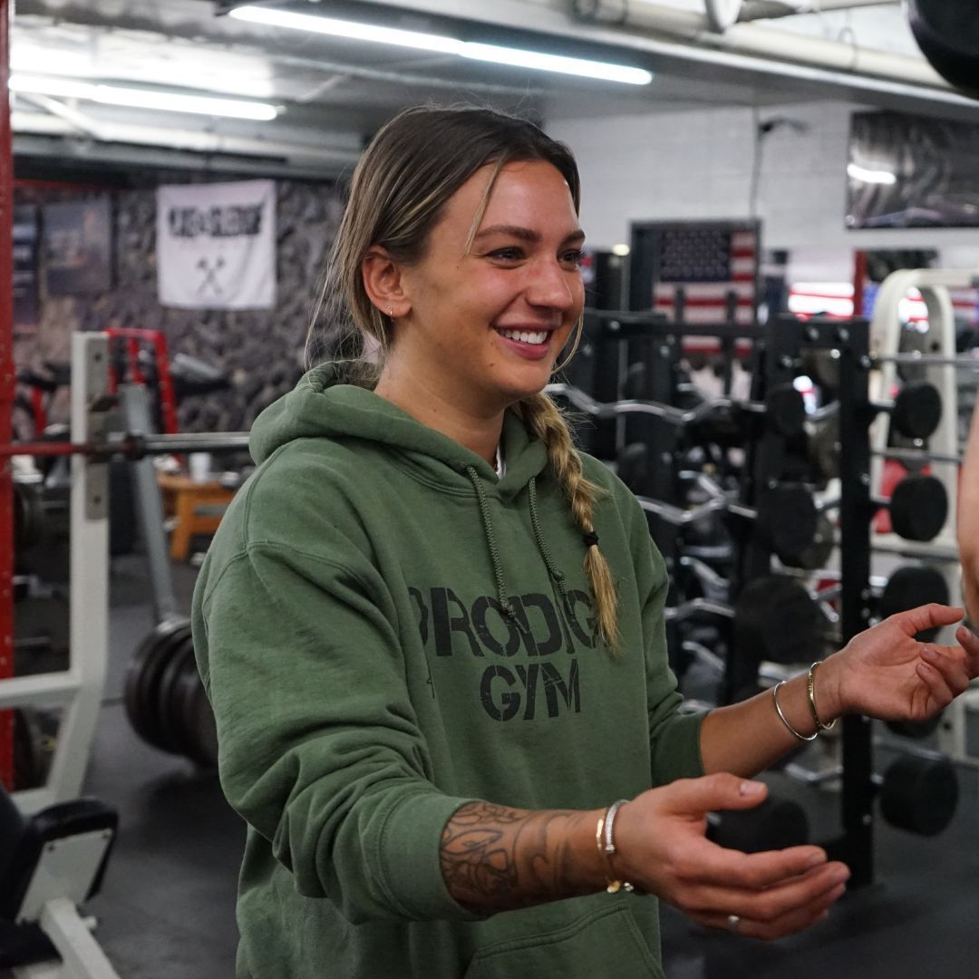 Maxine Miller, certified trainer and nutrition expert at Prodigy Gym, offers tailored fitness and nutrition plans.