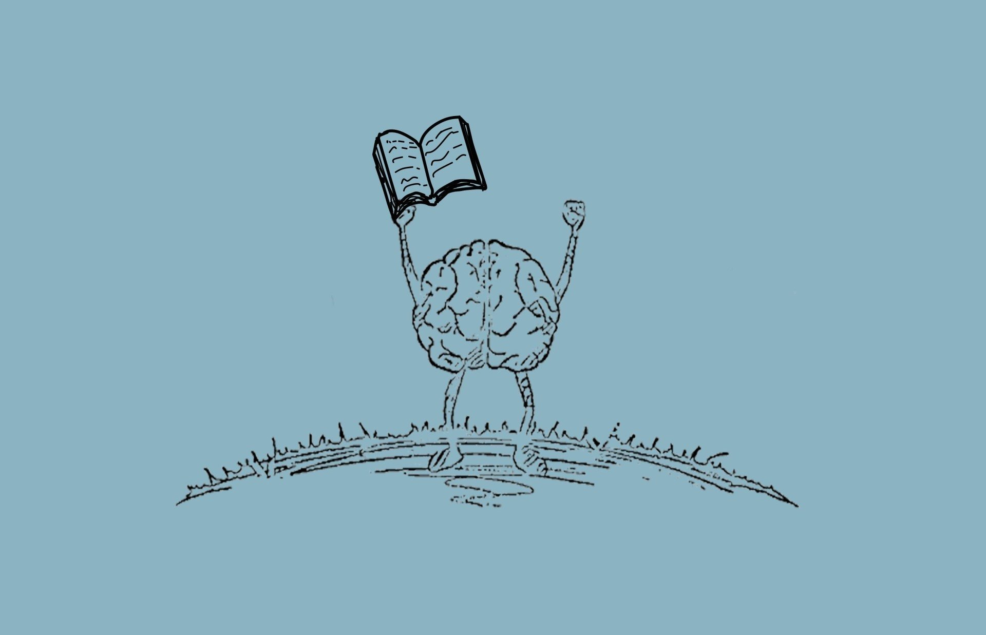 brain power with book