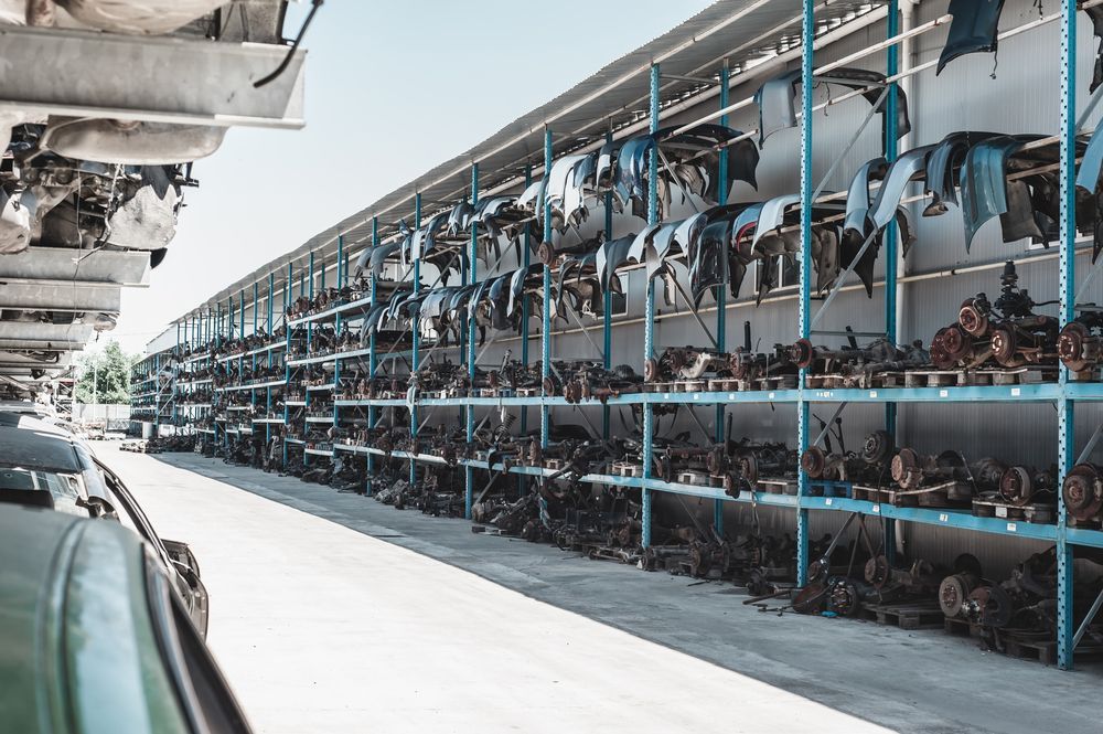 A Warehouse Filled With Lots of Car Parts — Queanbeyan Auto Parts in Batemans Bay, NSW