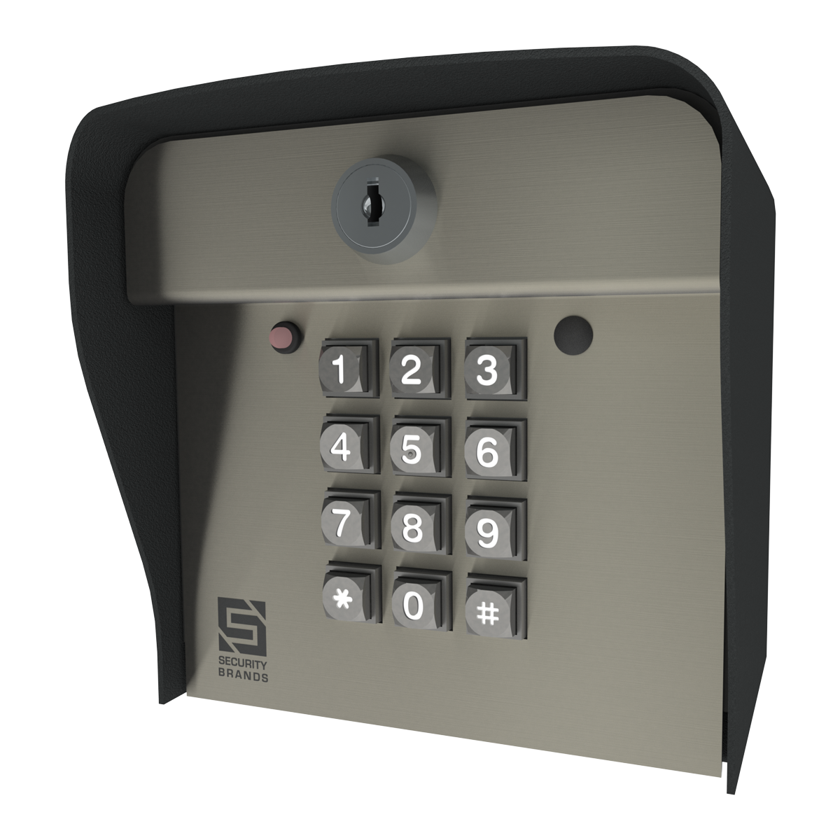 A keypad with the letter s on it