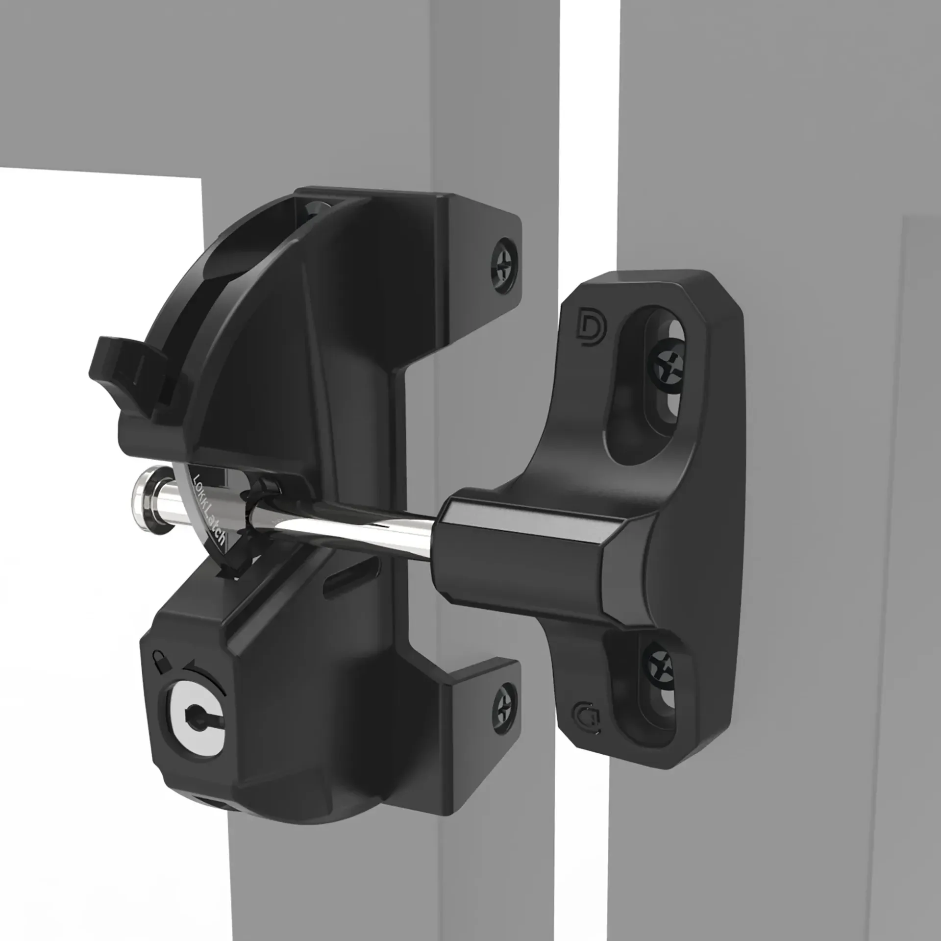 D&D LL3AL LokkLatch® Series 3 - Latch Only, Black