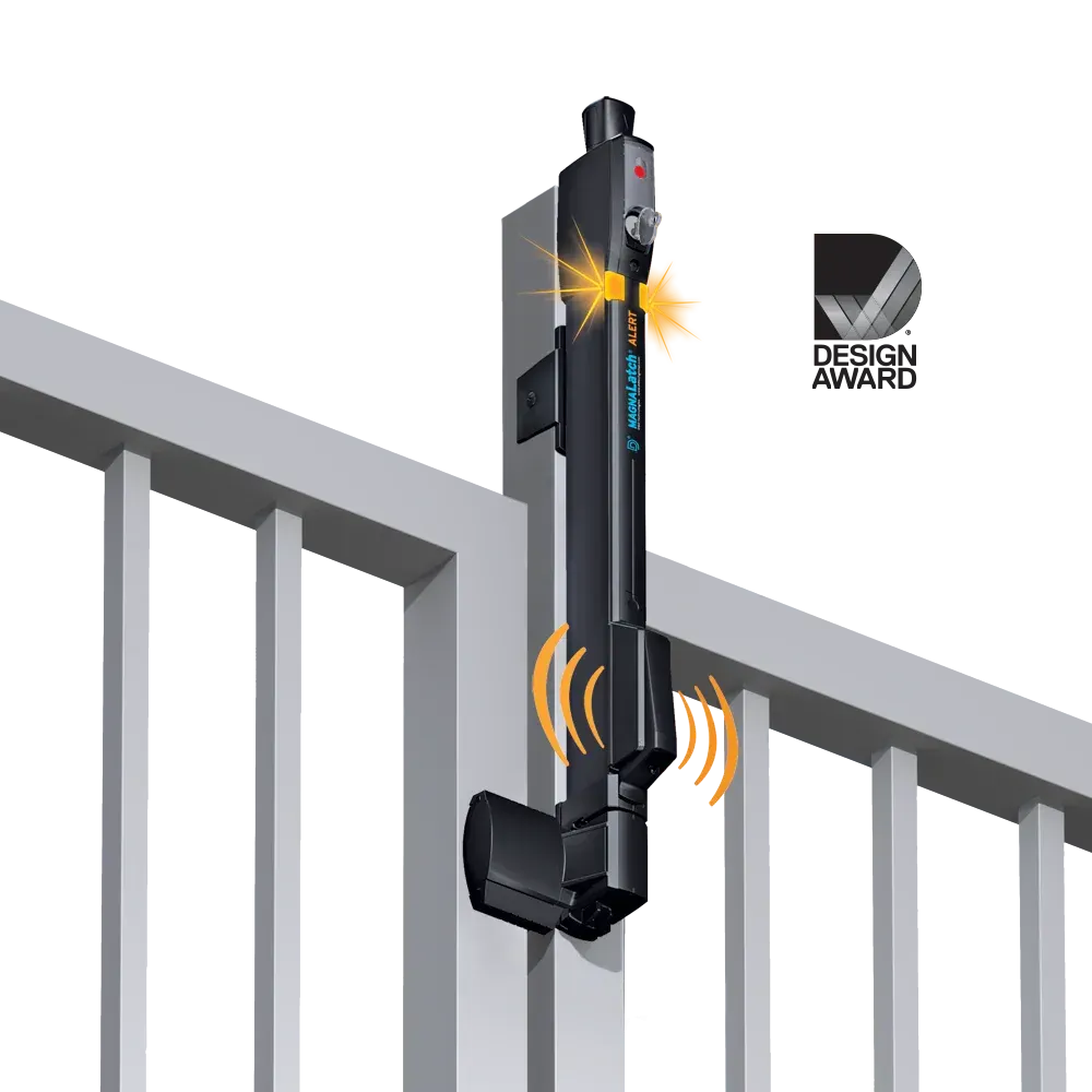D&D ML3ATPKA - MagnaLatch® Top Pull with Alarm - Keyed Alike