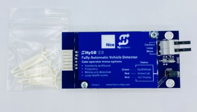 A fully automatic vehicle detector is in a plastic bag