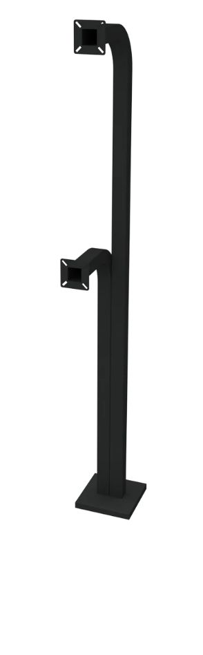 Dual-Height Gooseneck Keypad Pedestal