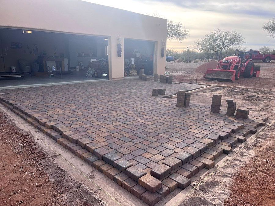 Custom Brick Paver Patios, Walkways, and Driveways