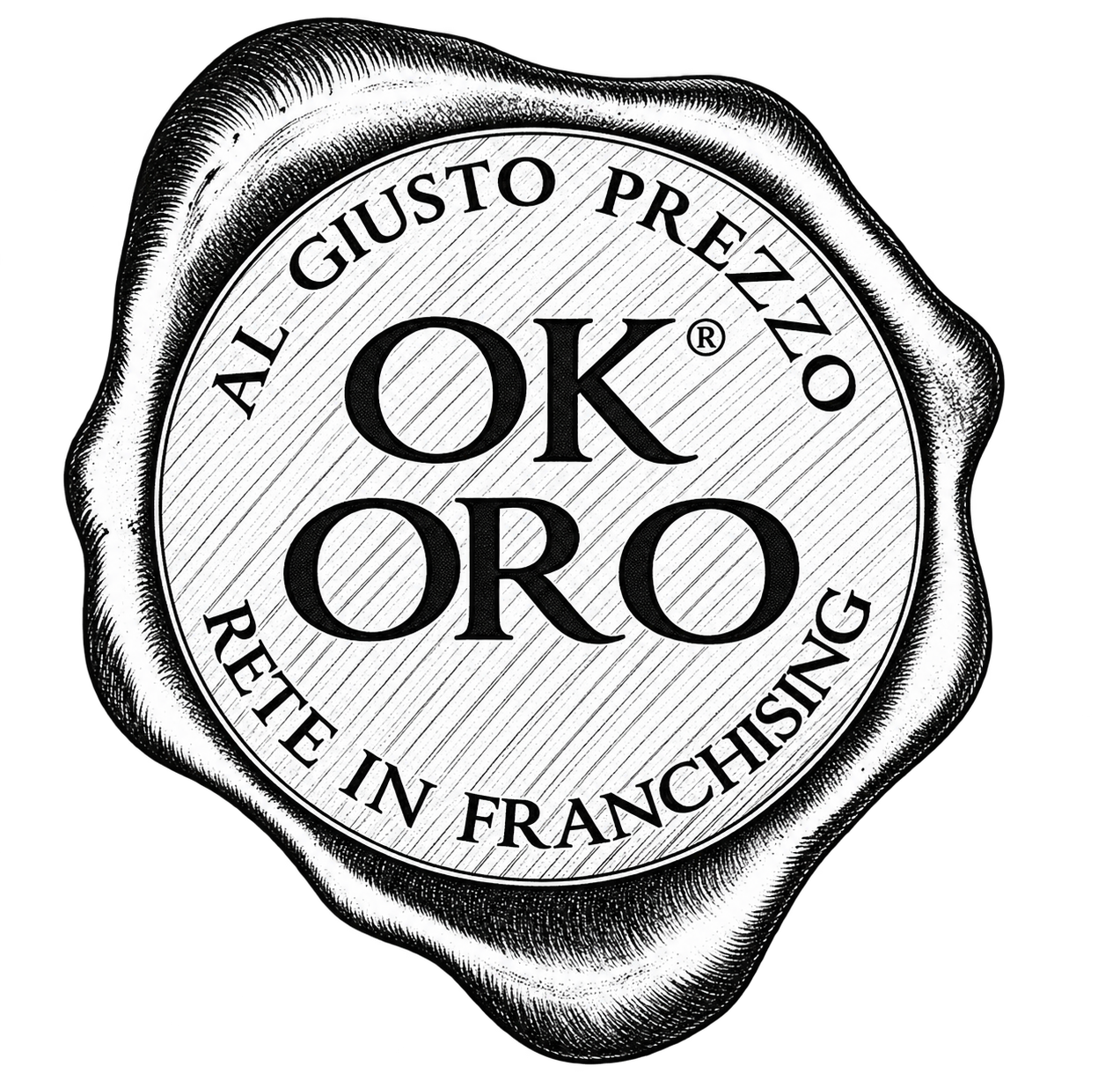Logo per Martino Gioielli con il nome del marchio in caratteri bianchi con grazie, separati da una sottile linea orizzontale marrone.