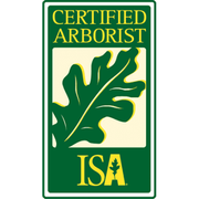 Maryland Licensed Tree Expert logo: Yellow circle with green tree, text around the perimeter.