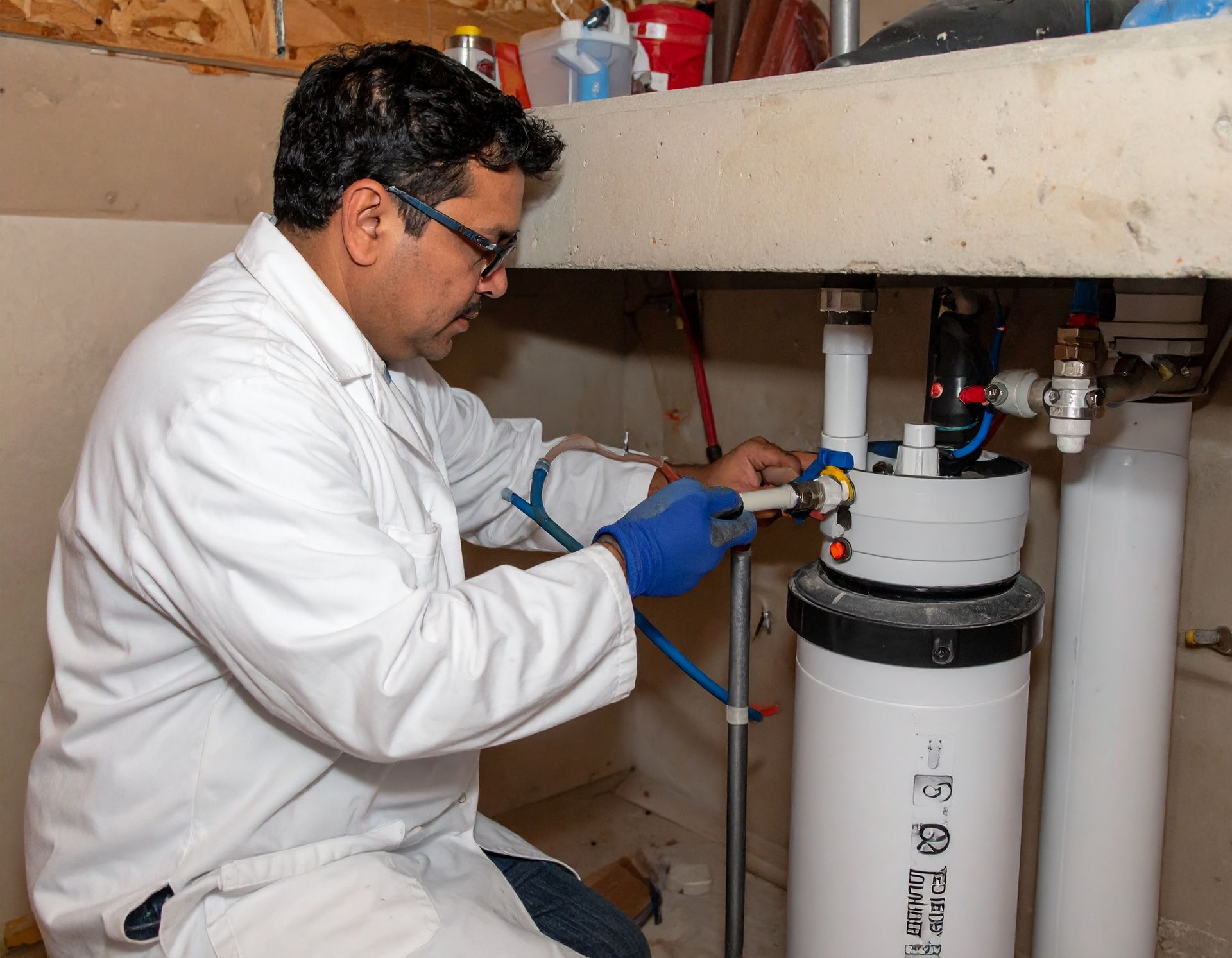 experienced technicians handle the installation of your reverse osmosis system