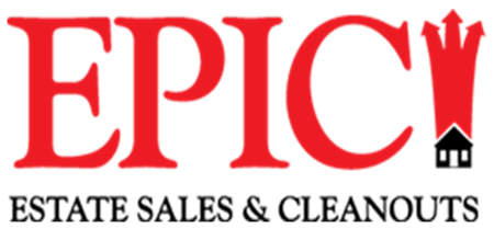 The logo for epic estate sales and cleanouts