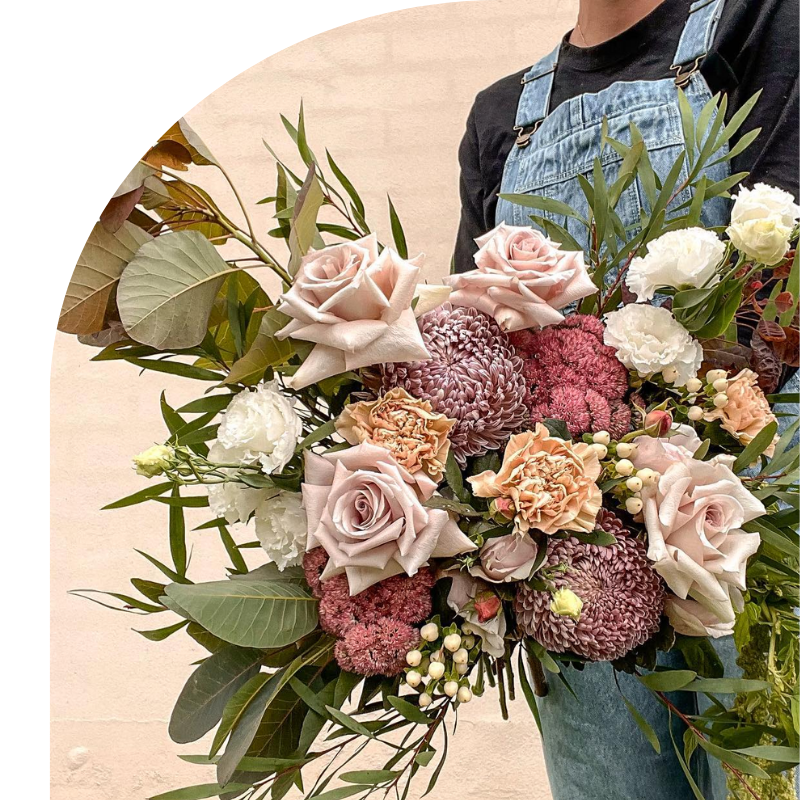 A Close Up Of A Bouquet Of Flowers On A Table — Mittagong Flower Merchant in Bowral, NSW