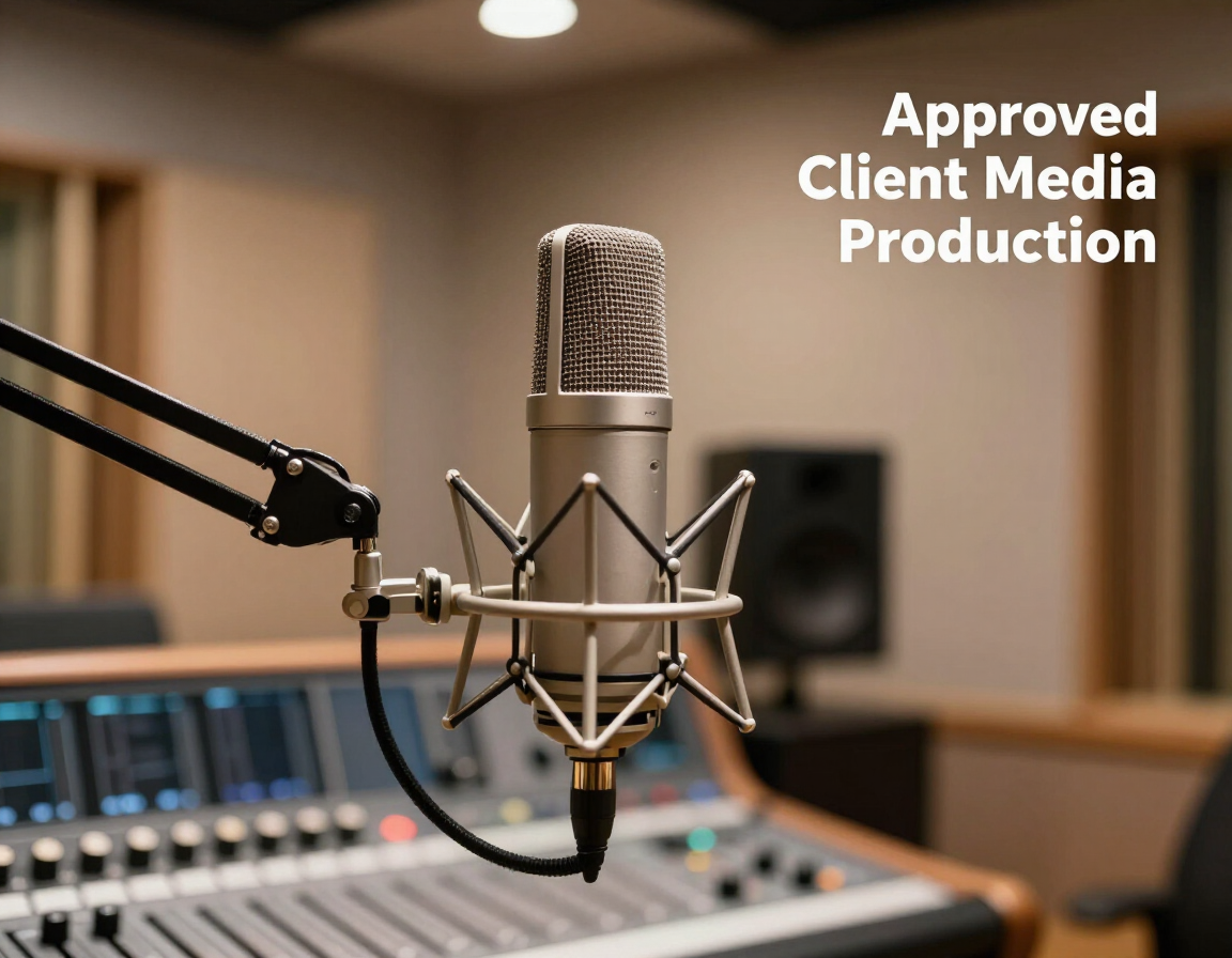 Audio production studio